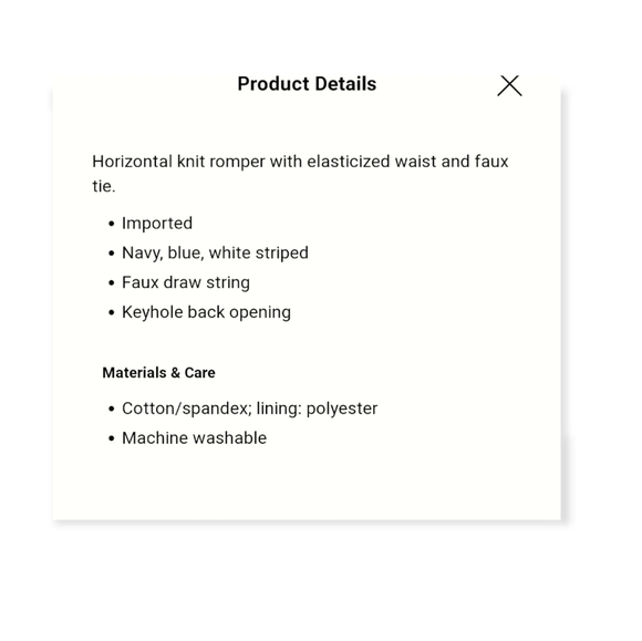 Little Girls Short Sleeve Knit Romper - Picture 2 of 3